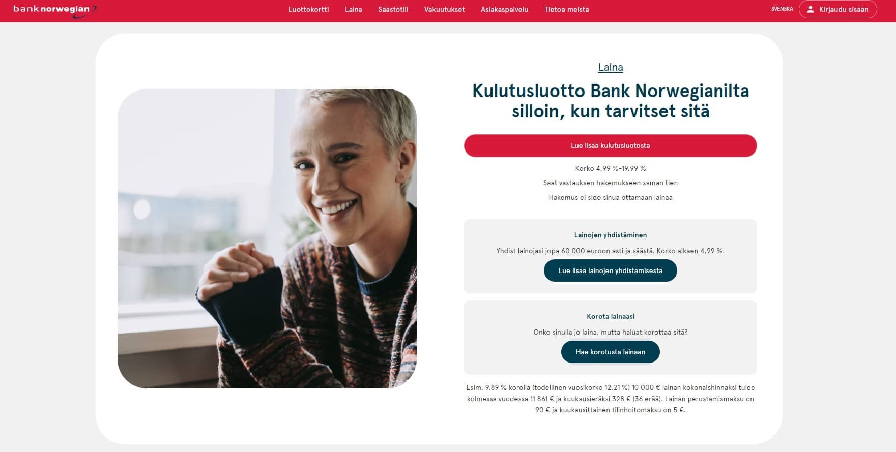 Bank Norwegian kokemuksia